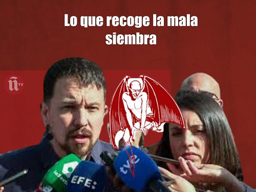 IGLESIAS-MONTERO: LOS INDIGENTES «INDIGNADOS» RECOGEN KARMA DE GALAPAGAR.