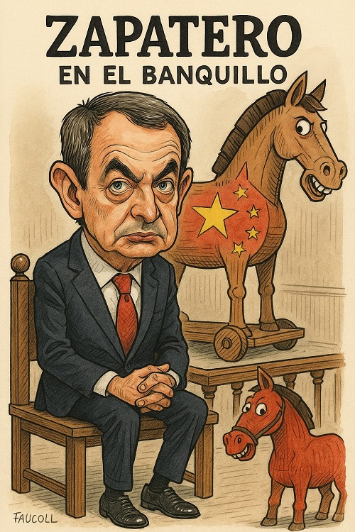 ZAPATERO PODRÍA SENTARSE EN EL BANQUILLO POR SER EL CABALLO DE TROYA DE CHINA