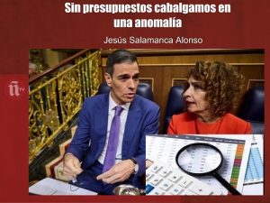 SIN PRESUPUESTOS CABALGAMOS EN UNA ANOMALÍA.