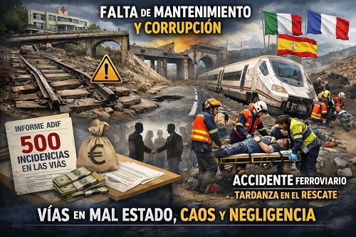 LA TRAGEDIA DERROVIARIA COMO EVIDENCIA DE LA DESCOMPOSICIÓN SANCHISTA