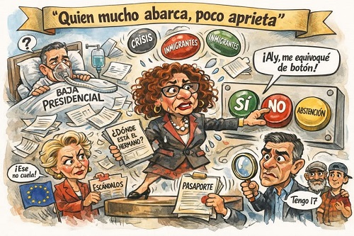 QUIEN MUCHO ABARCA, POCO APRIETA