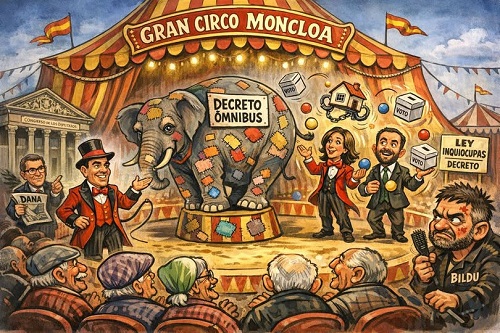 SE CREE EL LADRÓN QUE TODOS SON DE SU CONDICIÓN(Pensiones, decretos ómnibus y el Gran Circo Mediático del Gobierno)