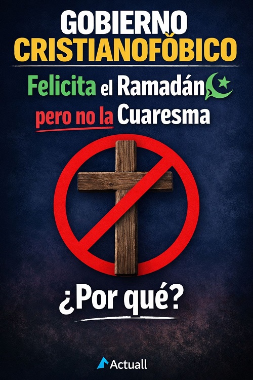 EL GOBIERNO FELICITA EL MIÉRCOLES DE CENIZA EL RAMADÁN PERO CALLA SOBRE LA CUARESMA.