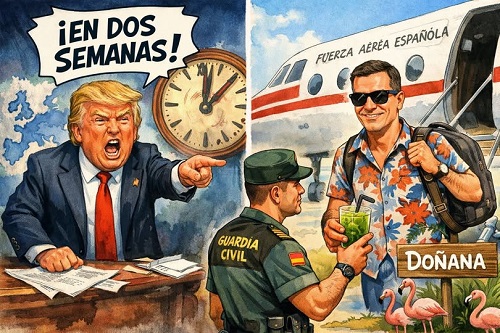 “GEOPOLÍTICA DE CHIRINGUITO: ENTRE EL ‘EN DOS SEMANAS LO ARREGLO’ Y EL ‘YO ME VOY A DOÑANA’”