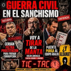 ARRANCA LA SEMANA ALDAMA. Koldo se plantea tirar de la manta contra Cerdán y Sánchez.