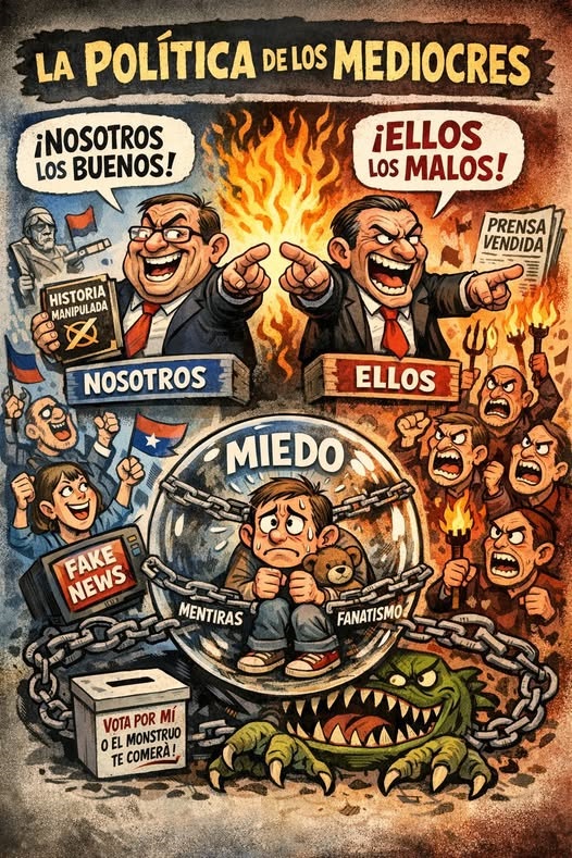 LA POLÍTICA DE LOS MEDIOCRES