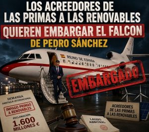 Los acreedores de las primas de las renovables podrán cobrarse con el Falcón de Sánchez