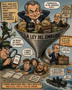 DISTINTAS VARAS DE MEDIR, LA LEY DEL EMBUDO