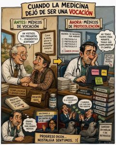 CUANDO LA MEDICINA ERA UNA VOCACIÓN… Y NO UN EXPEDIENTE ADMINISTRATIVO