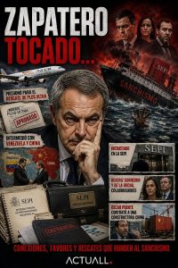 ZAPATERO, TOCADO Y HUNDIENDO AL SANCHIMO.
