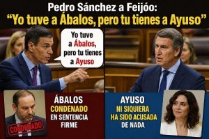 SÁNCHEZ SE DEFIENDE ATACANDO A AYUSO