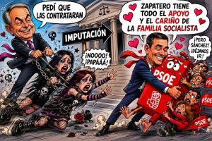 ZAPATERO ARRASTRA A SUS HIJAS Y SÁNCHEZ ARRASTRA AL PSOE.