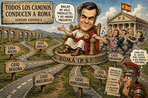 TODOS LOS CAMINOS CONDUCEN A ROMA