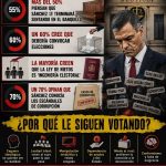 ¿POR QUÉ TANTOS ESPAÑOLES CONSIDERAN A SÁNCHEZ RESPONSABLE DE LA CORRUPCIÓN PERO LE SIGUEN VOTANDO?