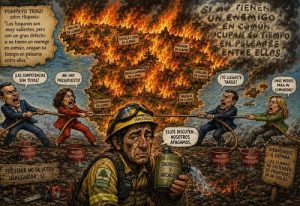 ESPAÑA ARDE POR LOS CUATRO COSTADOS.