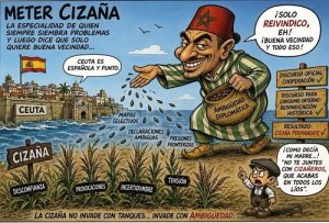 METER CIZAÑA, CUANDO LA CIZAÑA CRUZA EL ESTRECHO.