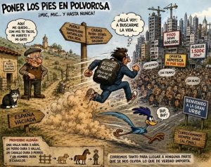 PONER LOS PIES EN POLVOROSA