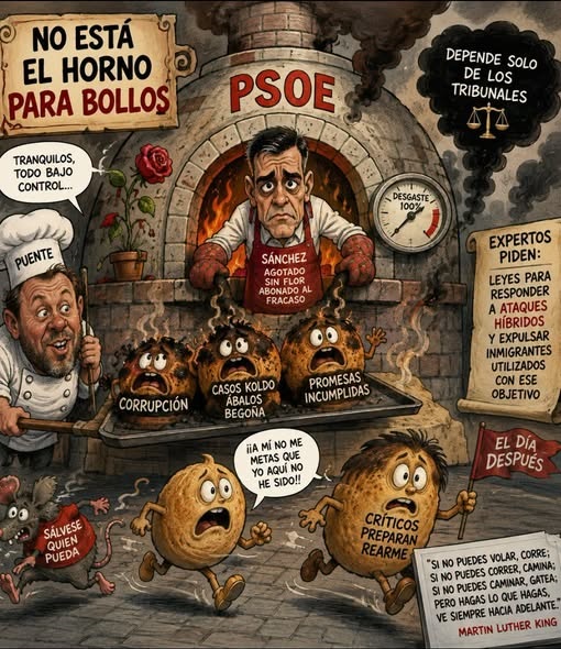 NO ESTÁ EL HORNO PARA BOLLOS