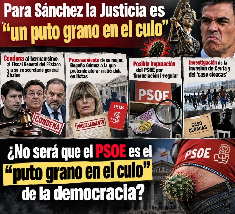 «UN PUTO GRANO EN EL CULO»