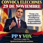 POR FIN: SÁNCHEZ CONVOCA ELECCIONES
