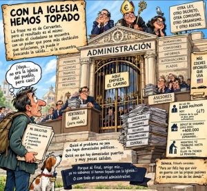 CON LA IGLESIA HEMOS TOPADO