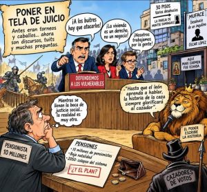 PONER EN TELA DE JUICIO