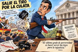 SALIR EL TIRO POR LA CULATA.