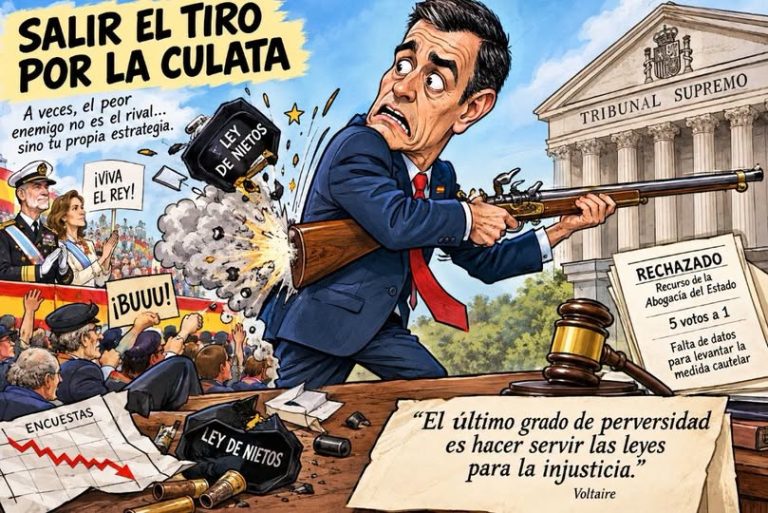 SALIR EL TIRO POR LA CULATA.